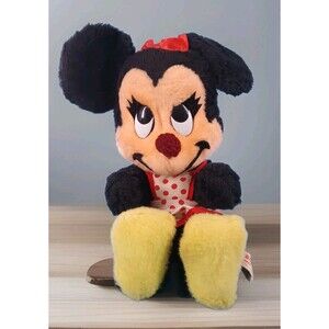 Vintage 1960's Plush Walt Disney's Minnie Mouse Character California Stuffed USA